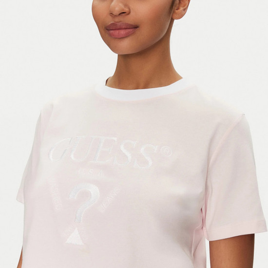 Guess Γυναικεία κοντομάνικη μπλούζα Filanta Crop Tee